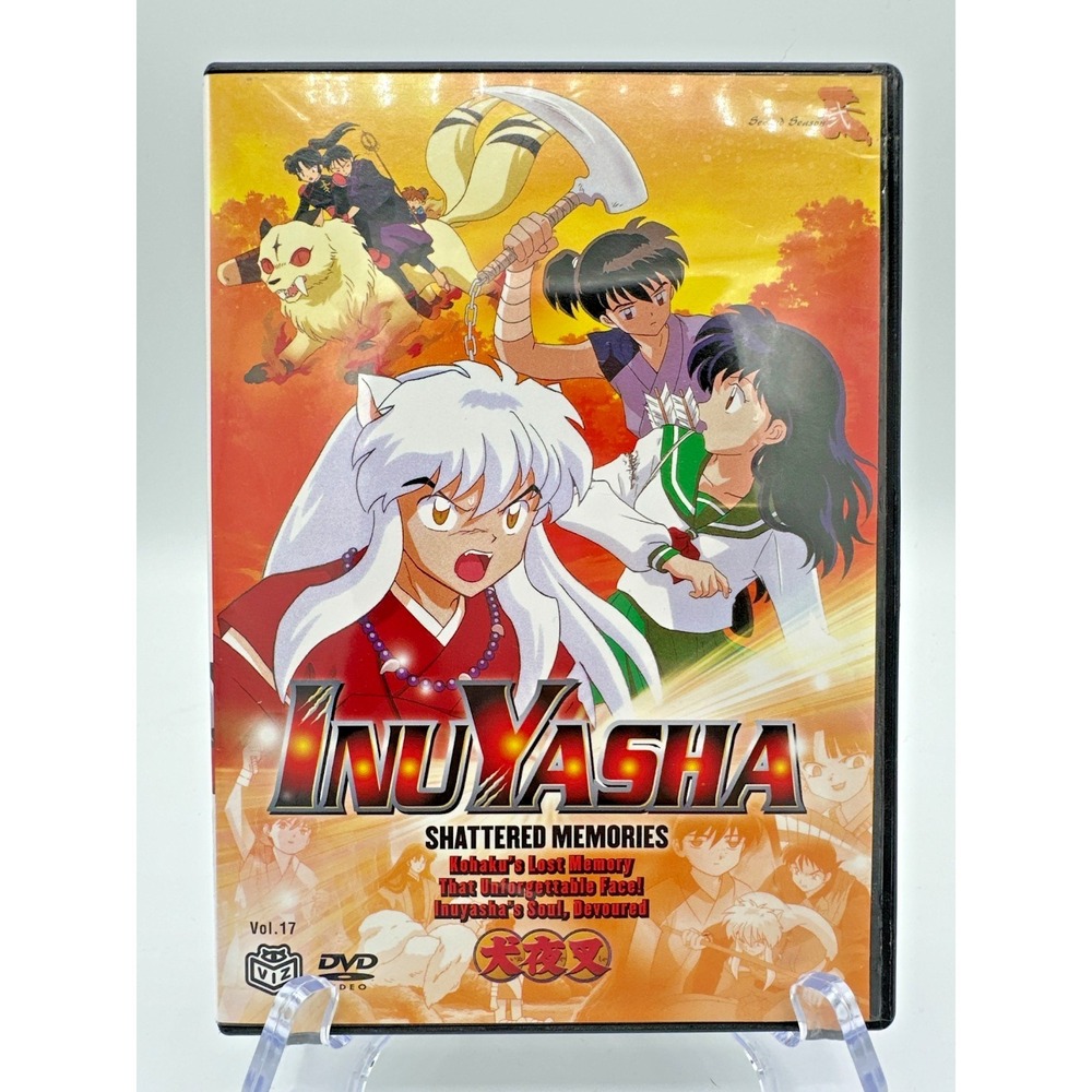 InuYasha Shattered Memories DVD Vol. 17 Episodes 49–51 Viz Media Anime